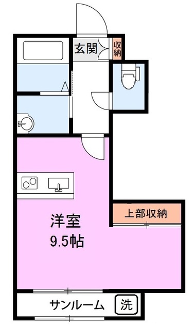 長家本舗Ⅲ　プレステージ空港西 205 間取り図