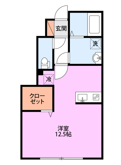 Claire MOTOMACHI 105 間取り図