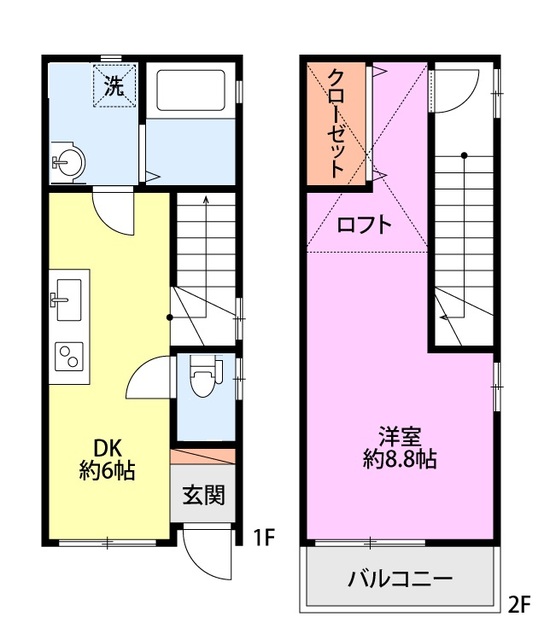サンフラウア 5 間取り図