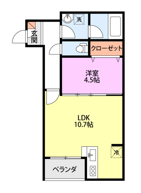 Common北葉町 302 間取り図