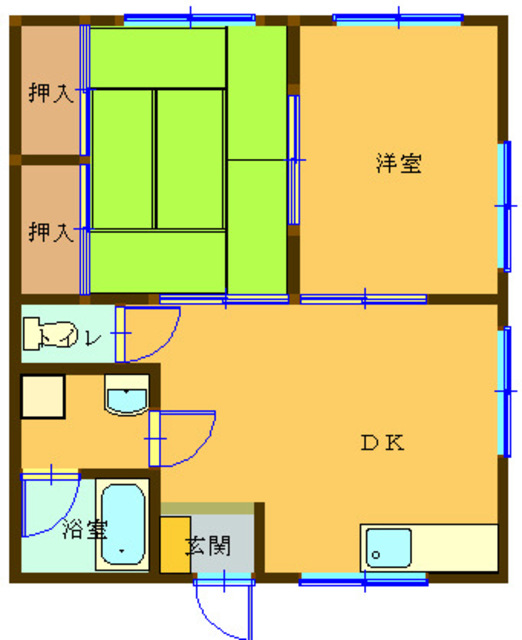 ハイツサクセス 203 間取り図