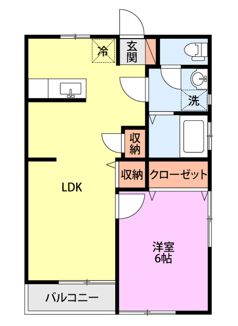 ききょうコープウエスト 202 間取り図