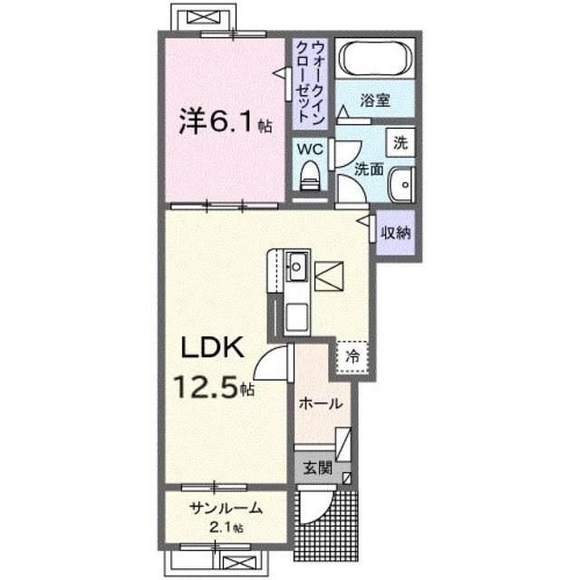 イストワール 102 間取り図