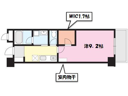 リヴェールおおがた 505 間取り図