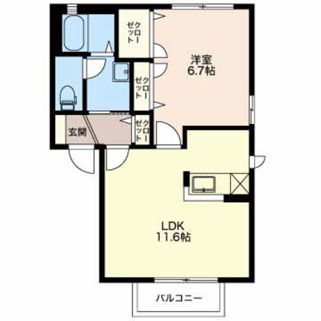 グランシャリオ　C 102 間取り図