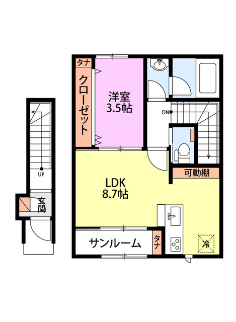 Groove　It 206 間取り図