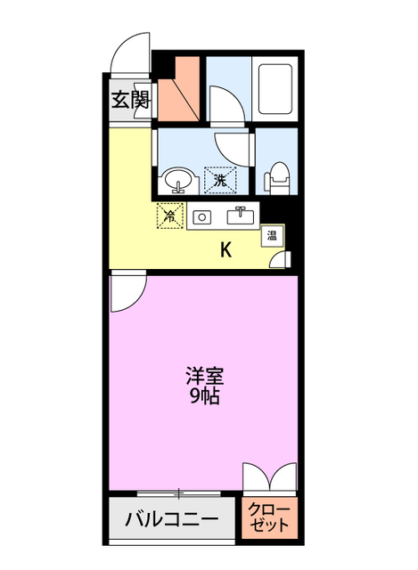 サンセーヌ 403 間取り図