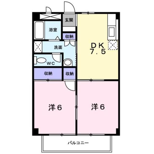 エクシード 203 間取り図