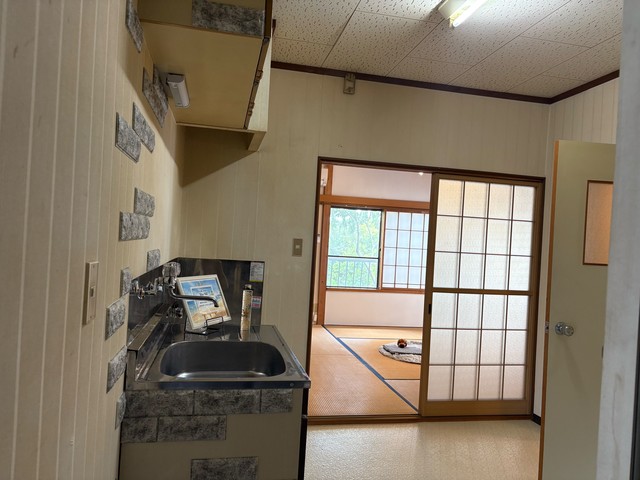 そよ風と砂浜のＢｌｕｅＨｉｌｌ 202 キッチン
