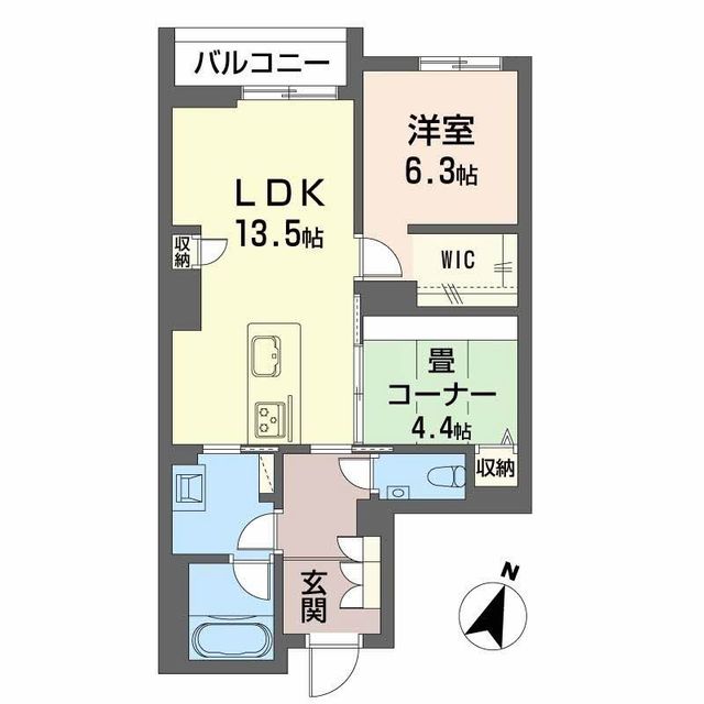 ＡＺＵＲ米山 215 間取り図