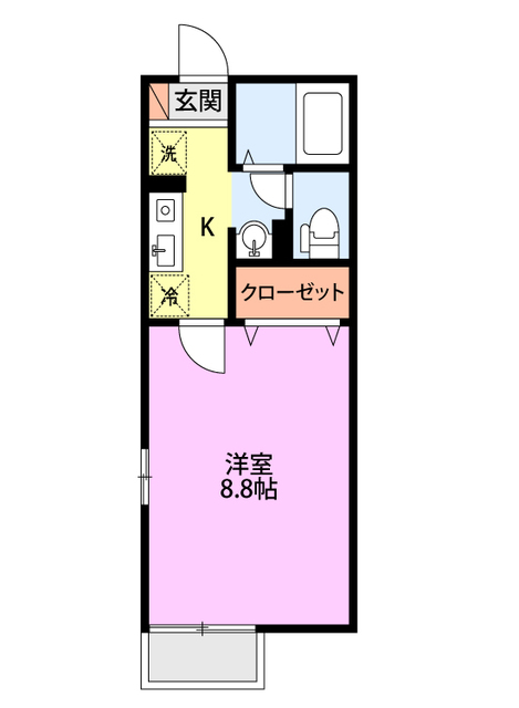 サンシャインＢ 108 間取り図