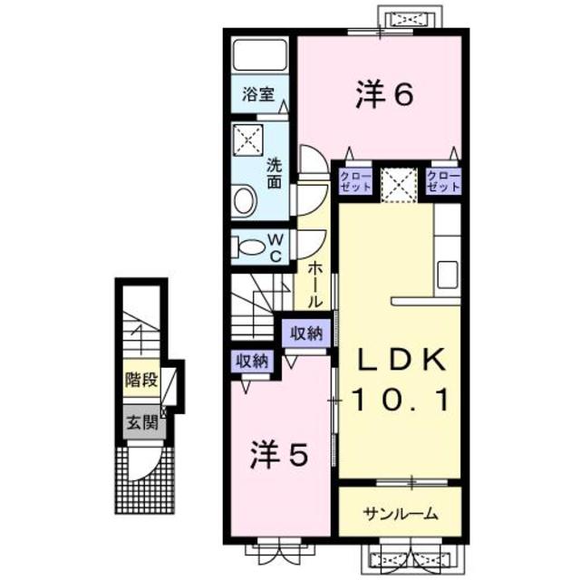 イスカンダルⅡ 204 間取り図