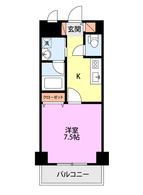 Azalea park sasaguchi 403 間取り図
