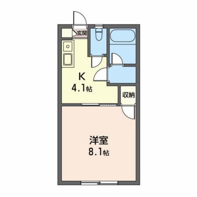 ホワイトピアニ 205 間取り図