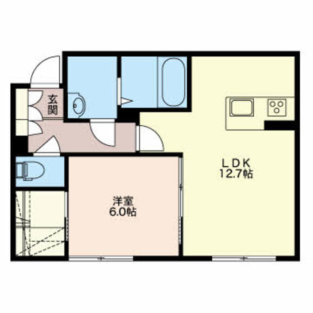 ソル　レヴェンテ 102 間取り図