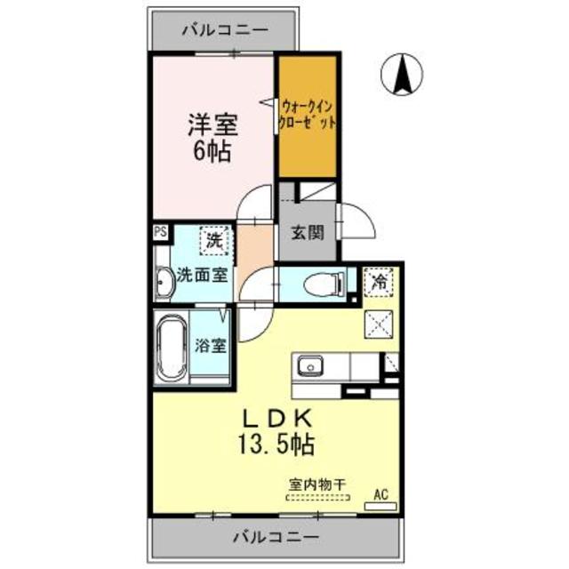 なごみ　Ａ 102 間取り図