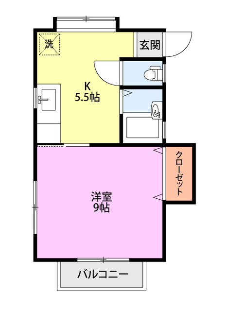 ラ　 カーサ　 フェリーチェ 208 間取り図