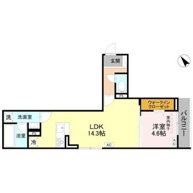 D-ROOM東明 302 間取り図