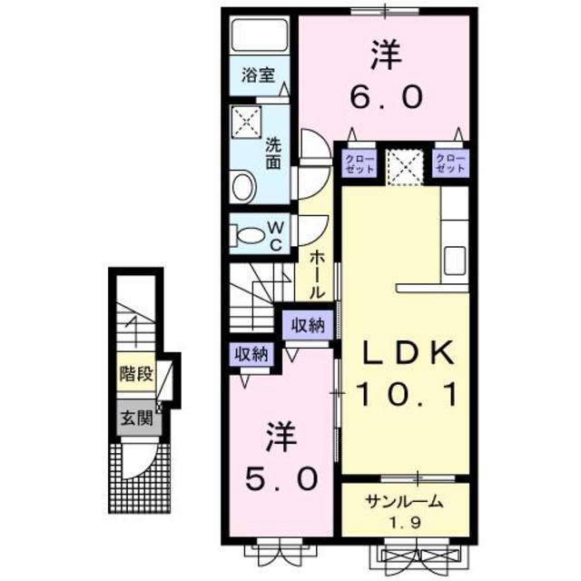 グラン　メゾン　フラン 203 間取り図
