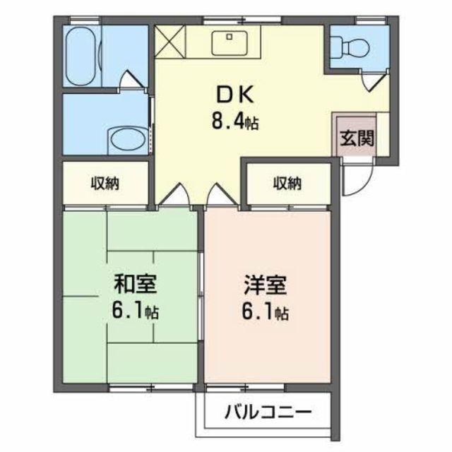 パープルレイン 103 間取り図