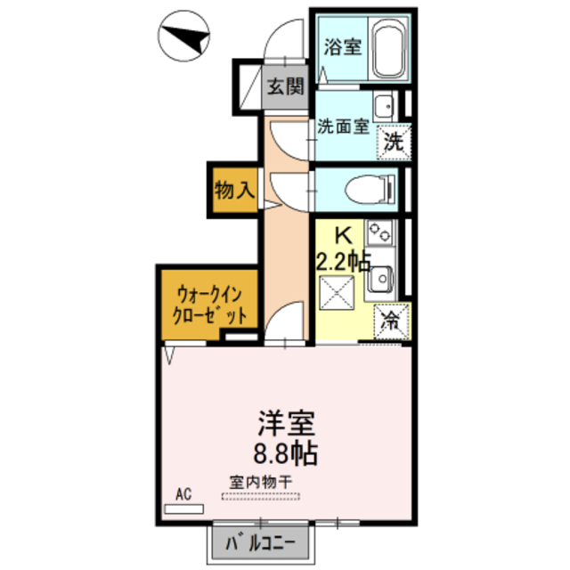 コントレイル 106 間取り図