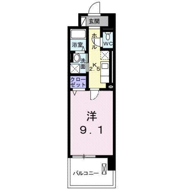 Ｄ　Ｆｏｒｕｍ古正寺 307 間取り図