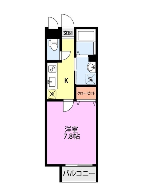 Common燕南 105 間取り図