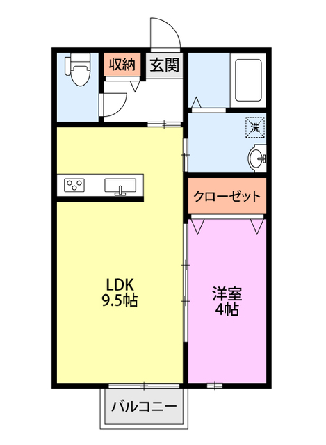 ベルハウス 10 間取り図