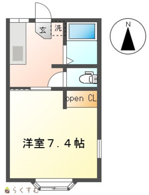 MTハイツ北山 201 間取り図