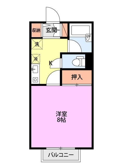 グランシャリオ 203 間取り図