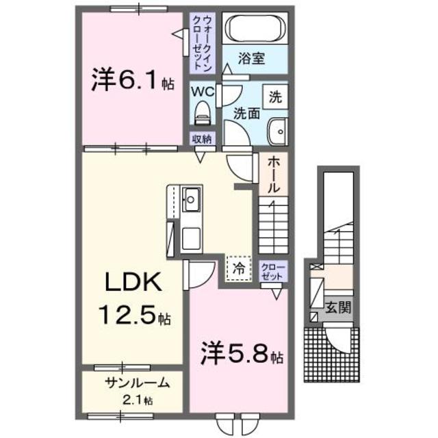 ル・ブリス 202 間取り図