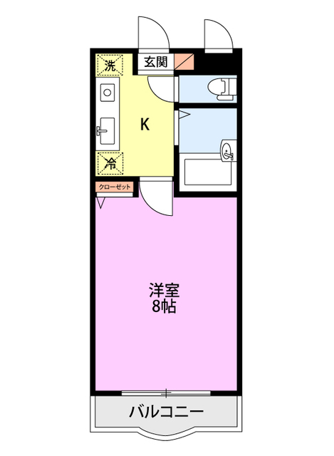 Lily-be関屋恵町 B302 間取り図