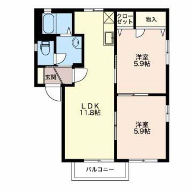 ドミールＴ 201 間取り図