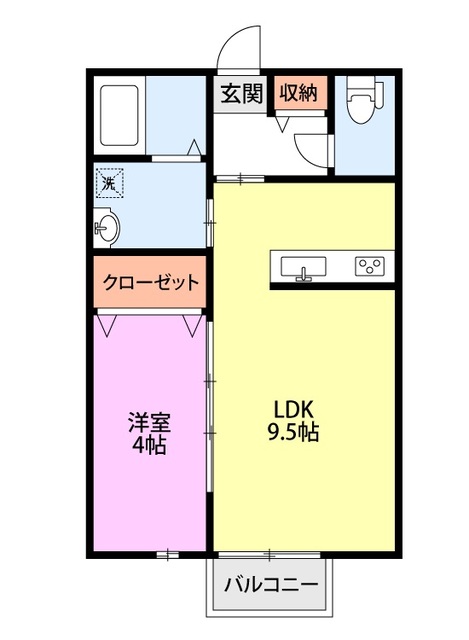 ベルハウス 15 間取り図