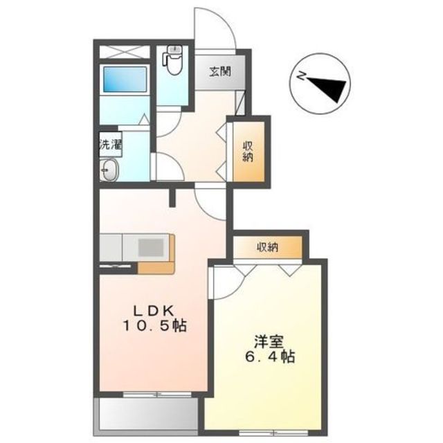 コンシェルジュ 106 間取り図