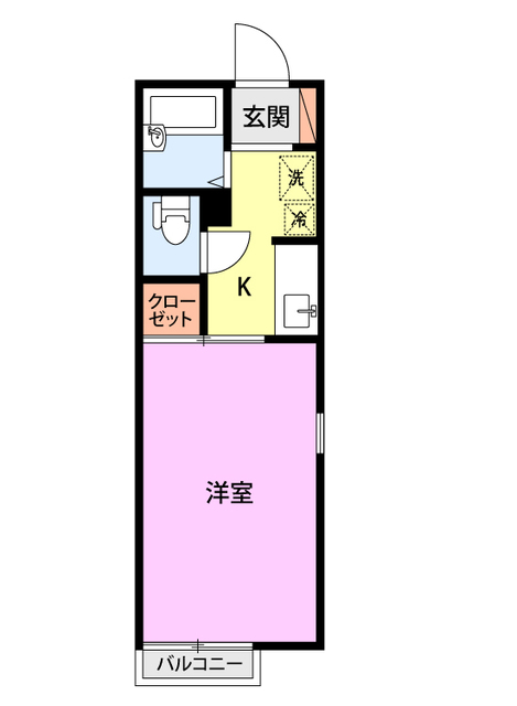 セジュール蔵王 108 間取り図