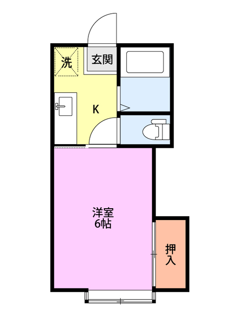 アイビーハウス 207 間取り図