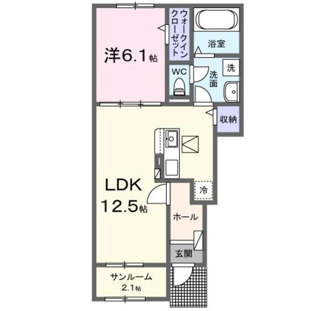 ル・ブリス 102 間取り図