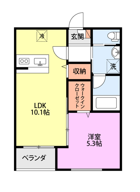 Common北葉町 303 間取り図
