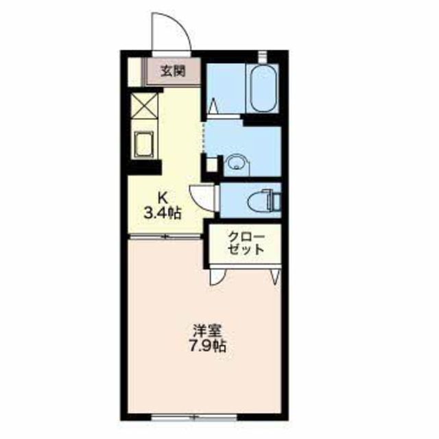 フレグランス　O 205 間取り図