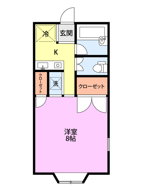 Casa　la　gauche 206 間取り図