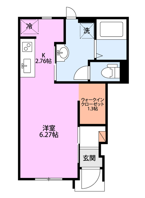 リビンド古正寺 106 間取り図