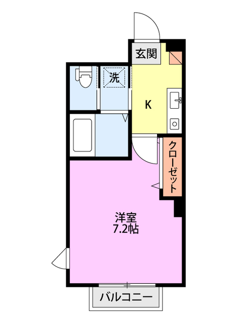 グリーンヒルズ笹口Ⅱ 103 間取り図