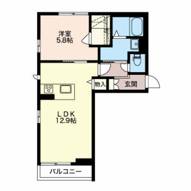 メゾンフィガロ 303 間取り図