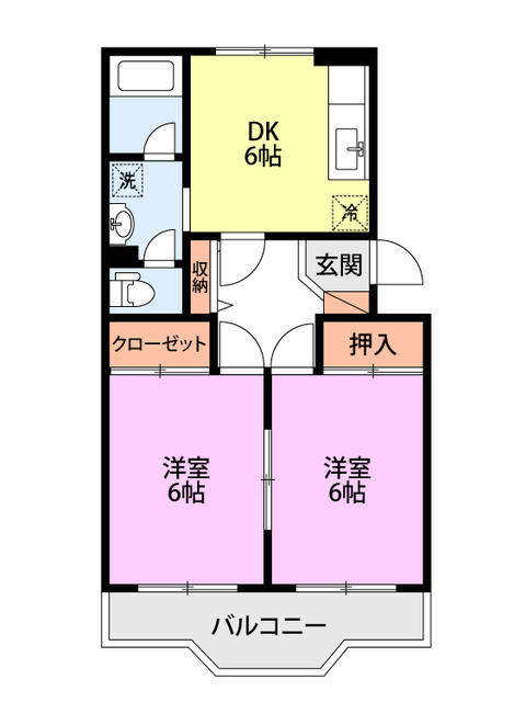 センチュリー眞 201 間取り図