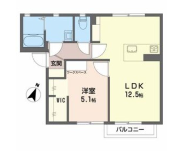 ピリカ A 202 間取り図