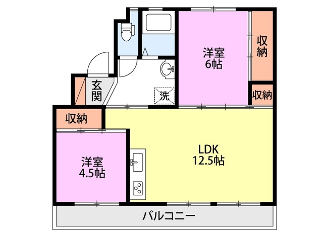 スカイクレスト青葉台Ⅰ 505 間取り図