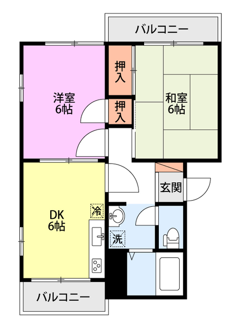 ストーンフィールド 301 間取り図