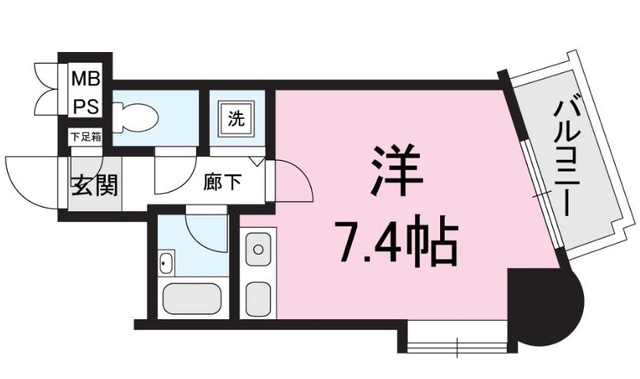 燕三条エクスプレスハイツ 203 間取り図