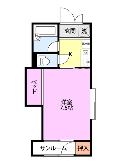 穂波ツインズ　Ⅱ 209 間取り図